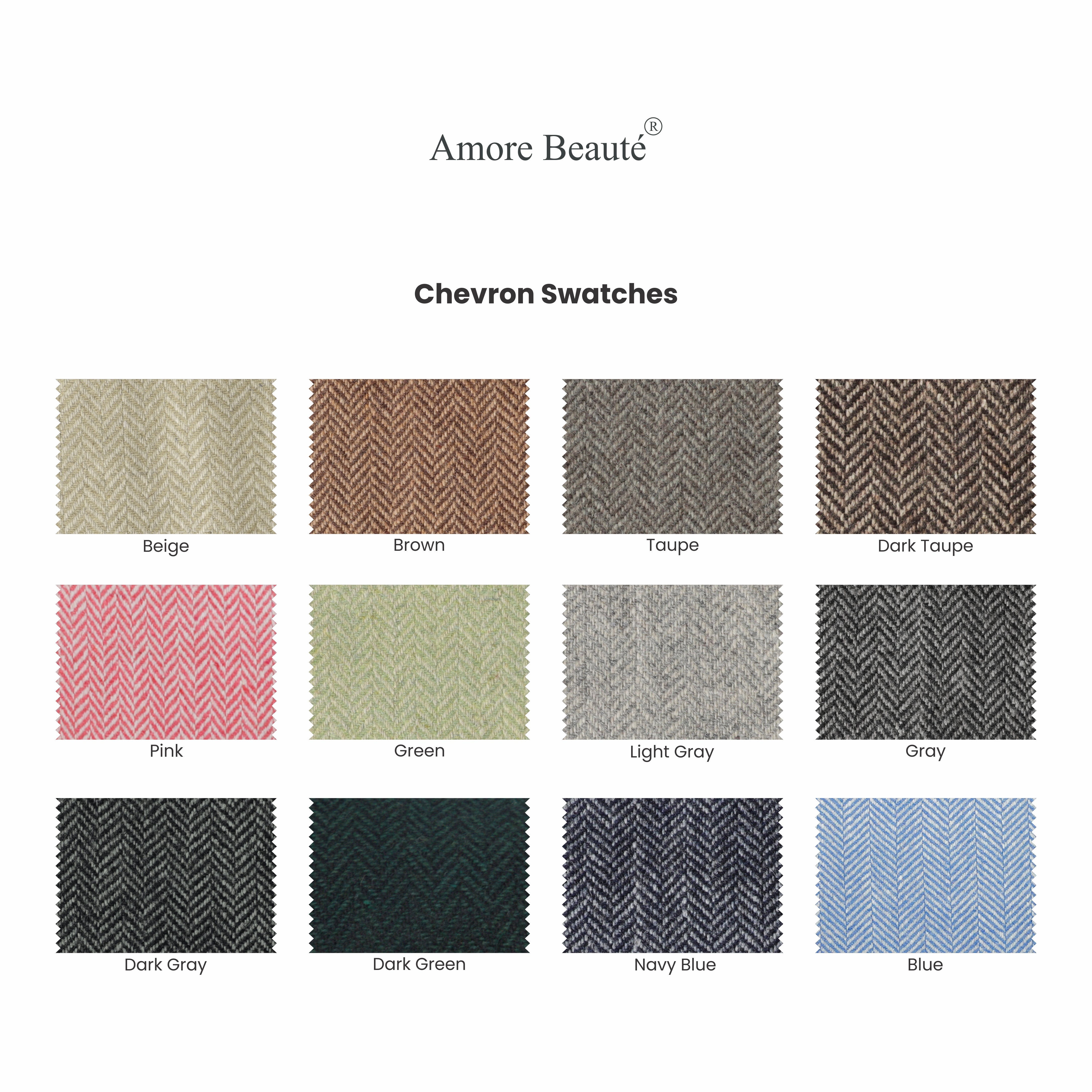 Color Block Wool & Leather Curtains