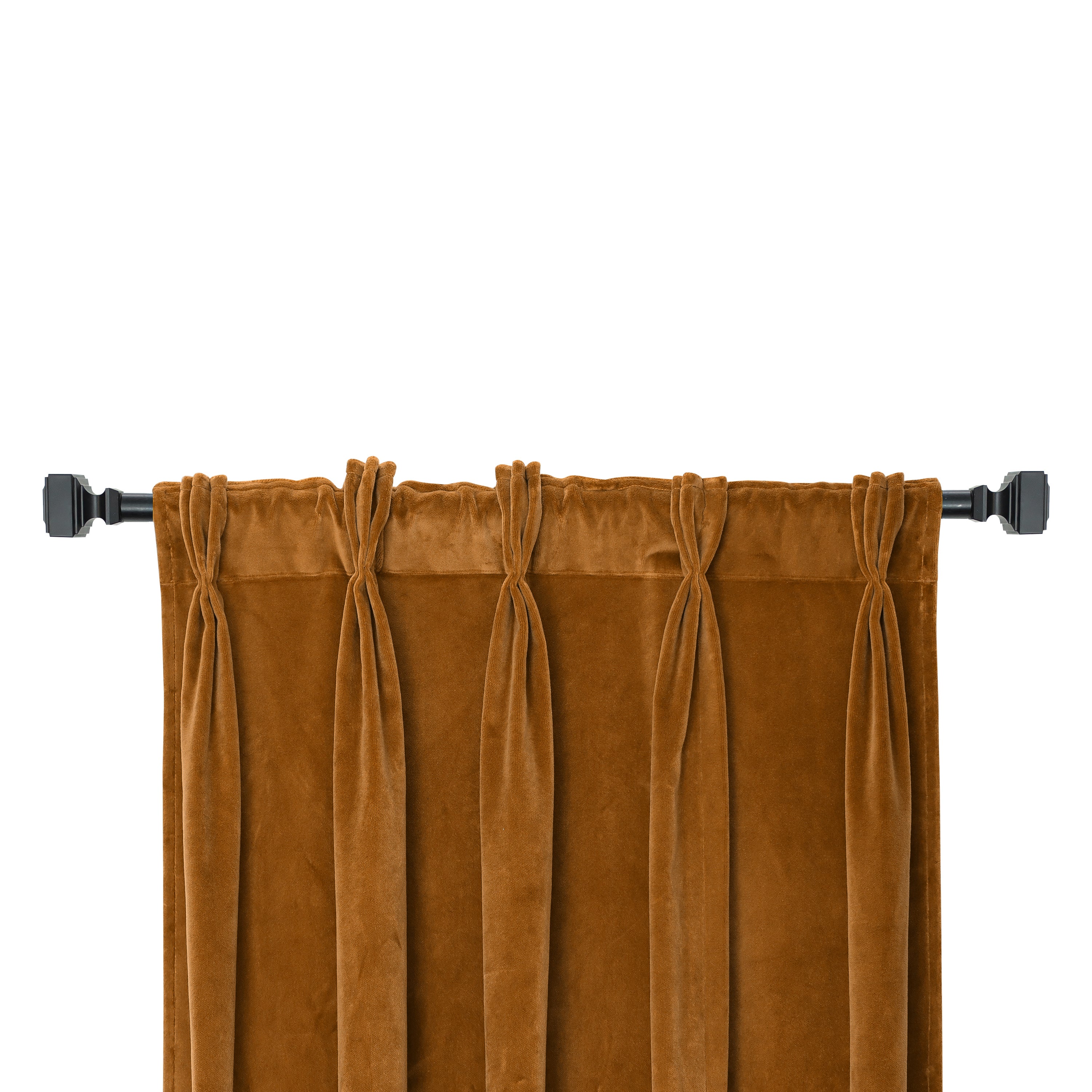 Triple Pleat Cotton Velvet Curtain