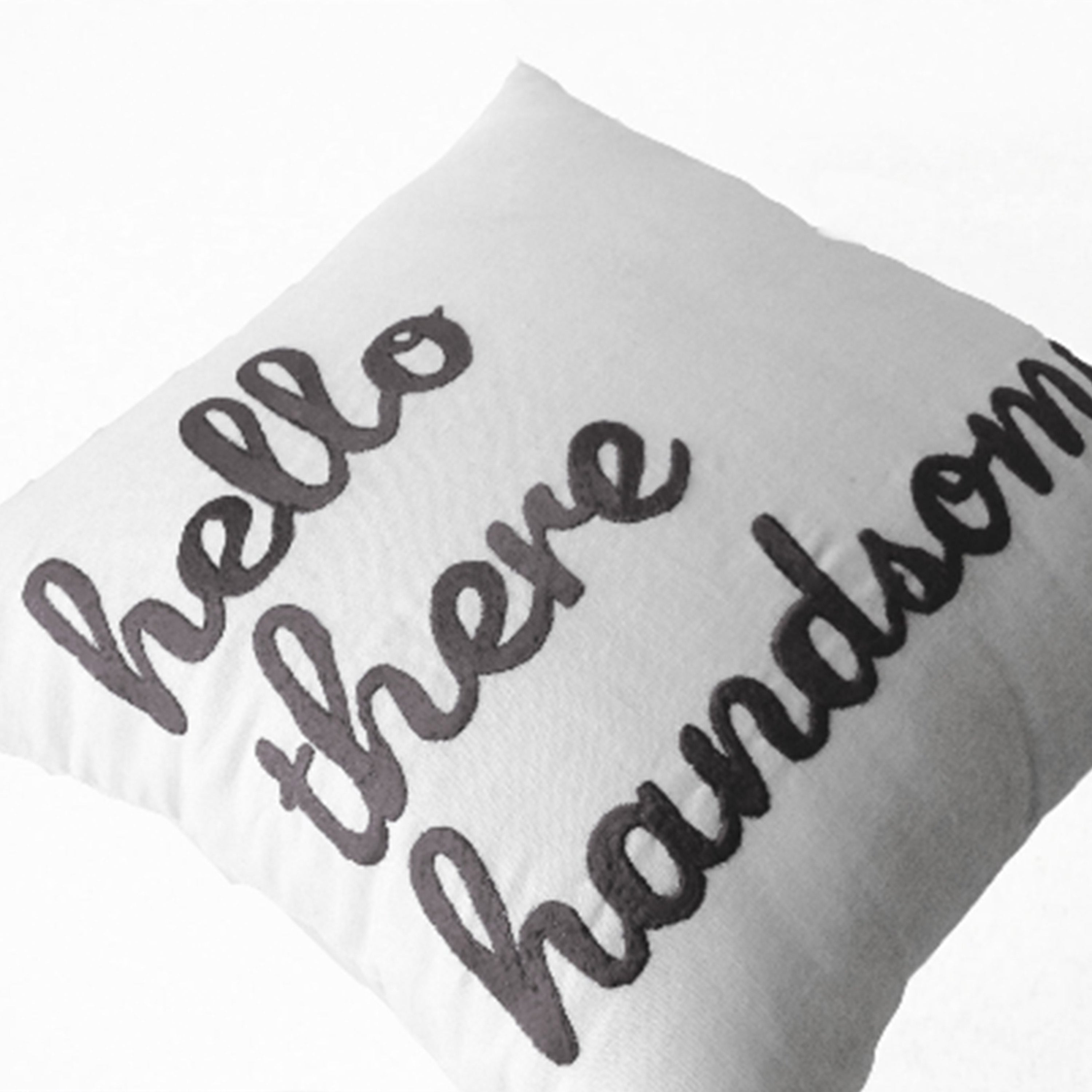 Couple Pillow Cover Good Morning Gorgeous Hello There Handsome Wedding Pillows Anniversary Housewarming