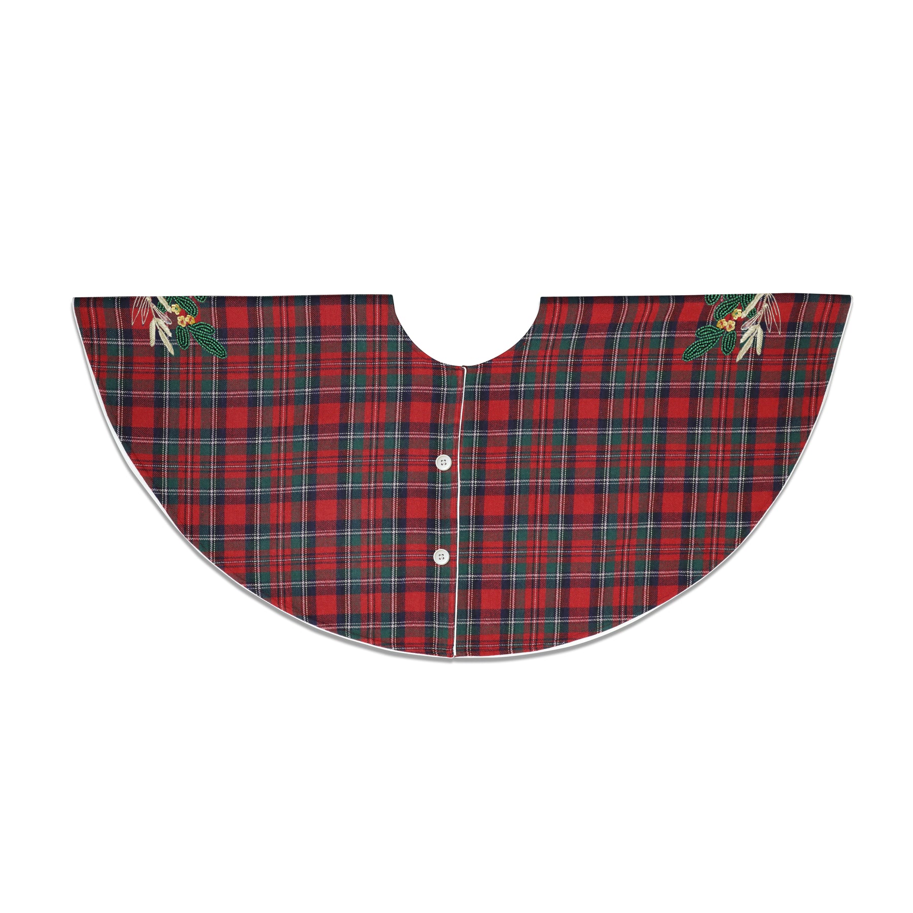 Black Watch Tartan Christmas Tree Skirt main image 0