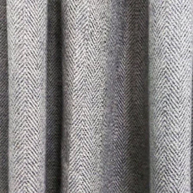 Gray Chevron Herringbone Curtains