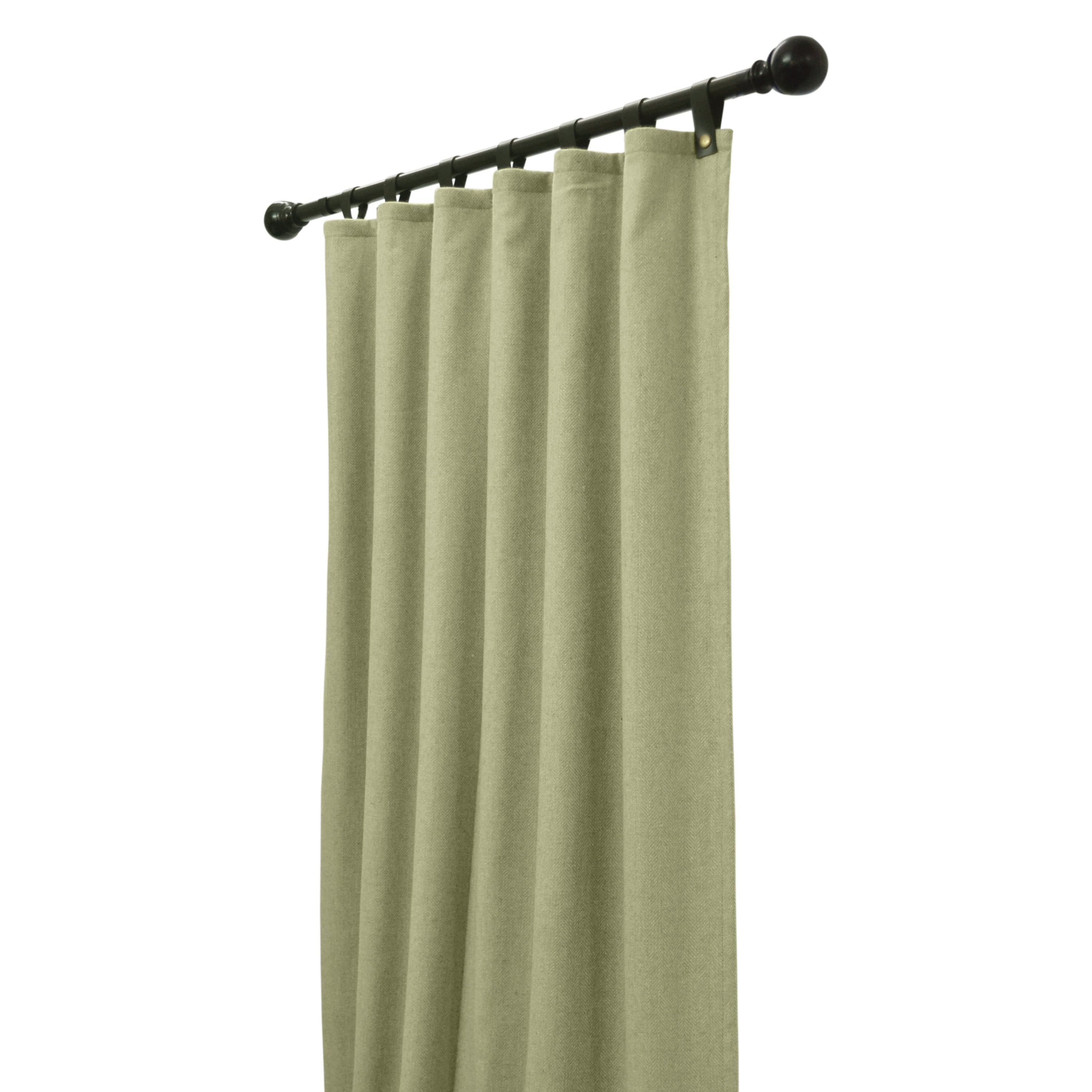 "These curtains offer SPF 50+ protection "(AATCC 183:2020 tested), blocking UVA and UVB rays. They filter 40-70% of light based on color, with blackout or double-layer wool options for complete darkness.
