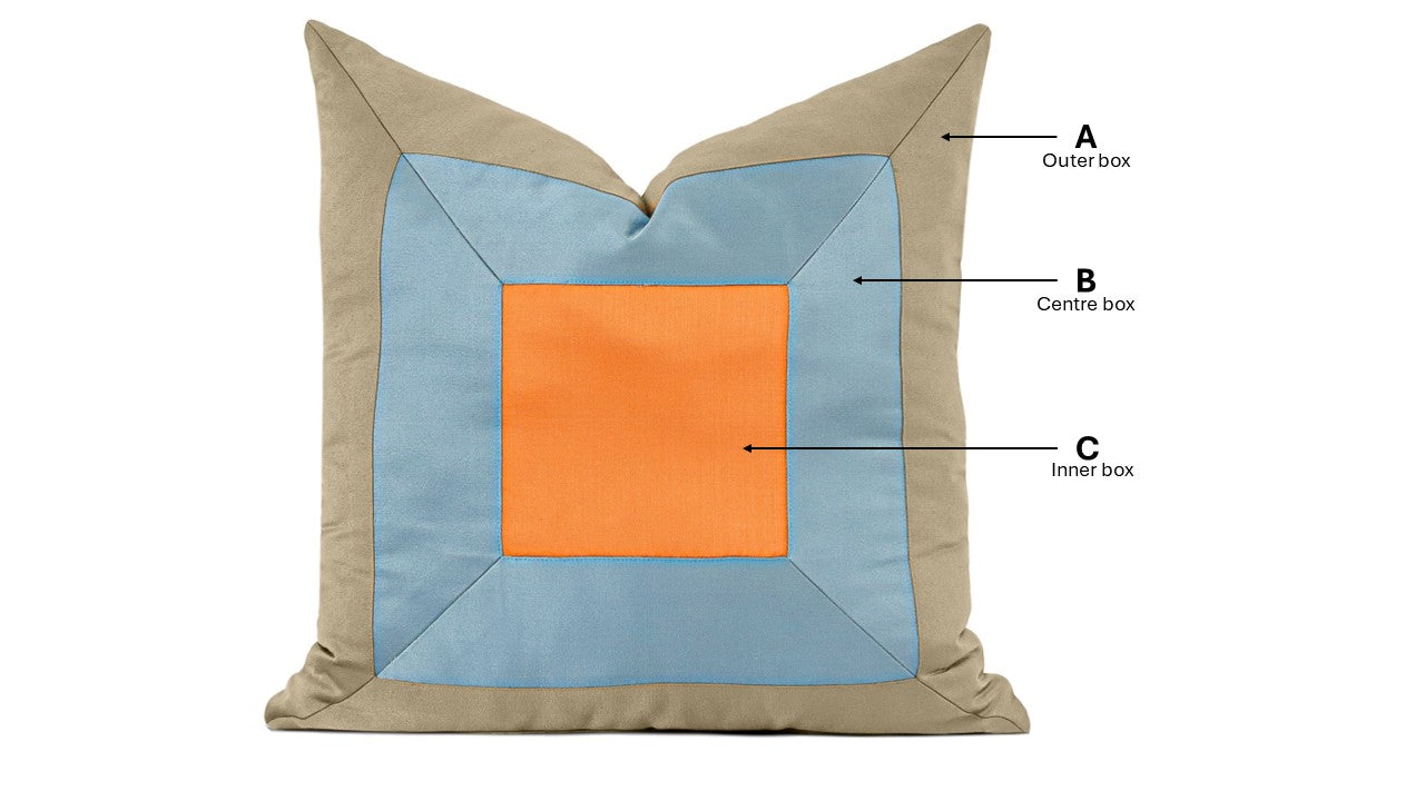 Premium Nested Clock Block Pillow Cover - Design Your Own