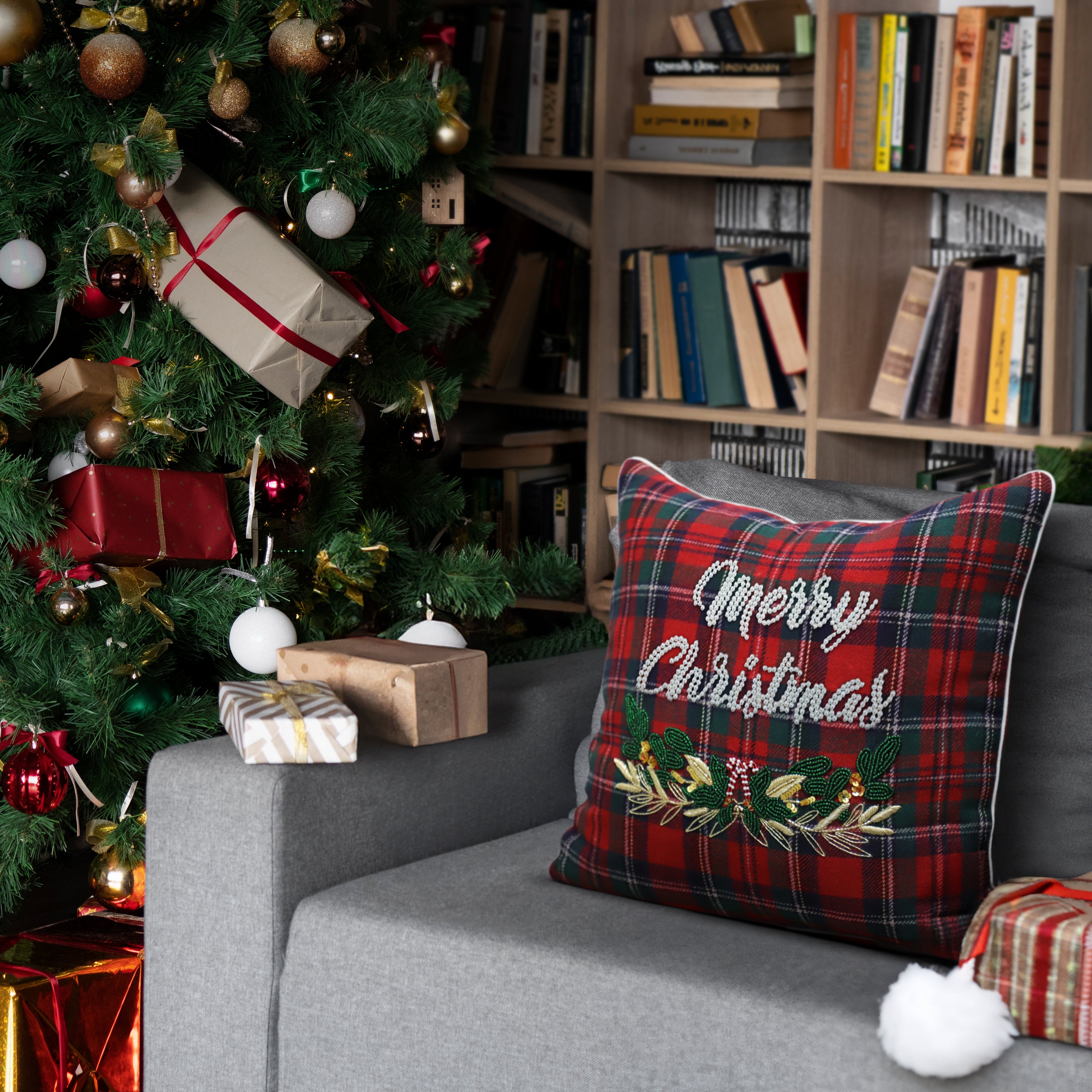 Merry sales christmas pillow