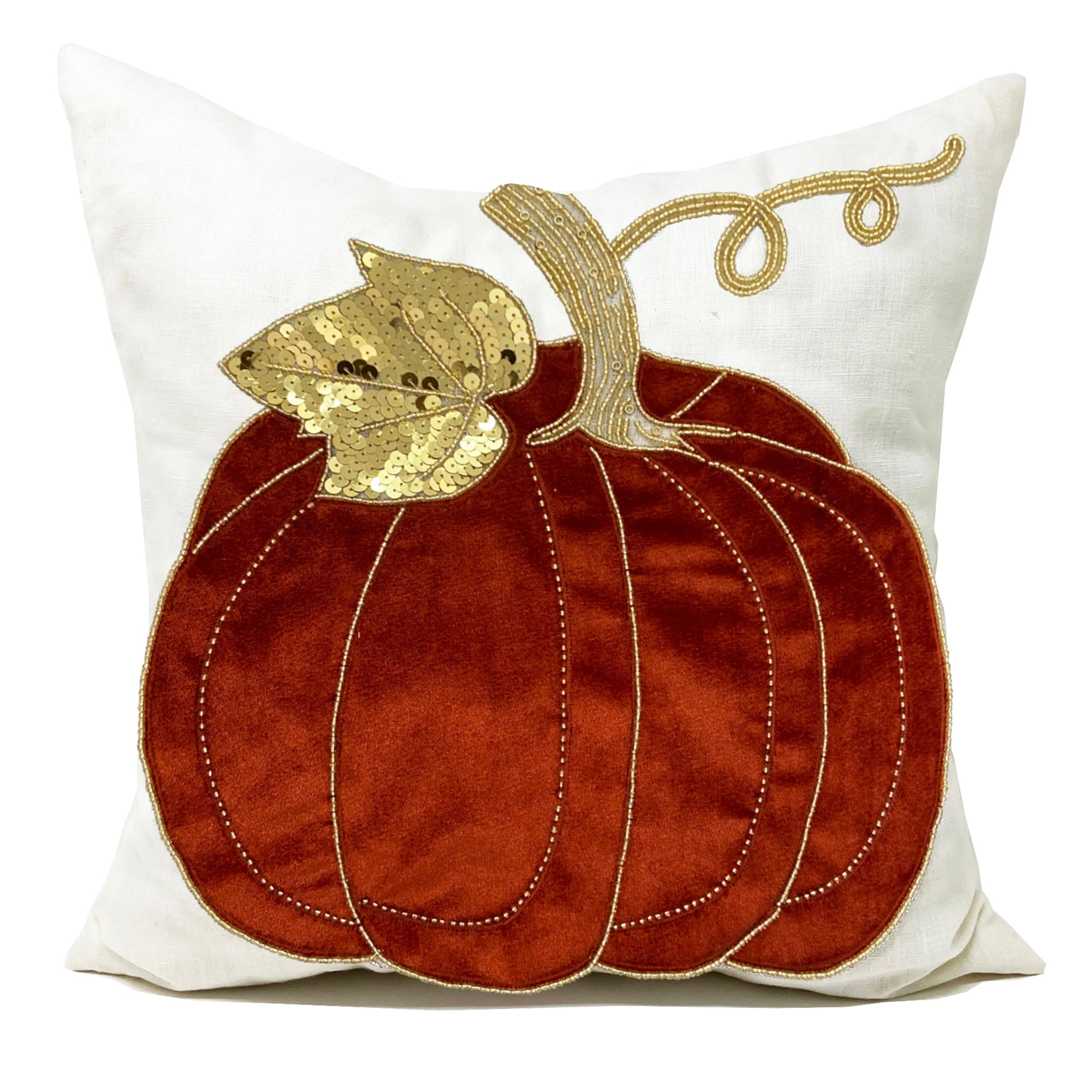 Orange Pumpkin Pillow Cover