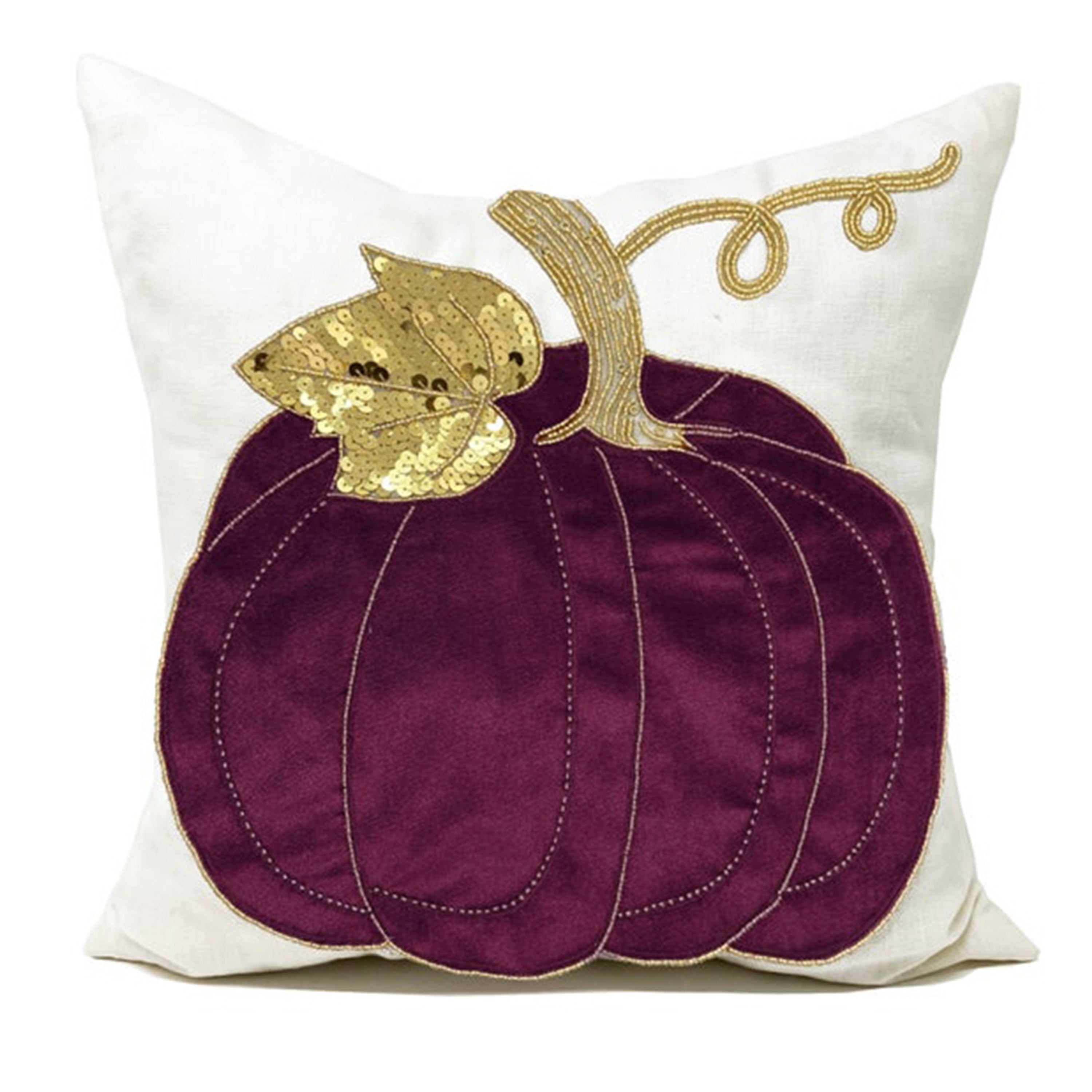 Orange Pumpkin Pillow Cover