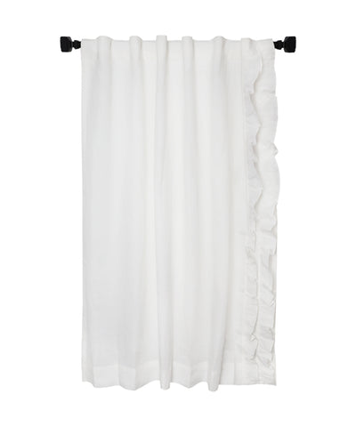 Linen Ruffle Curtains