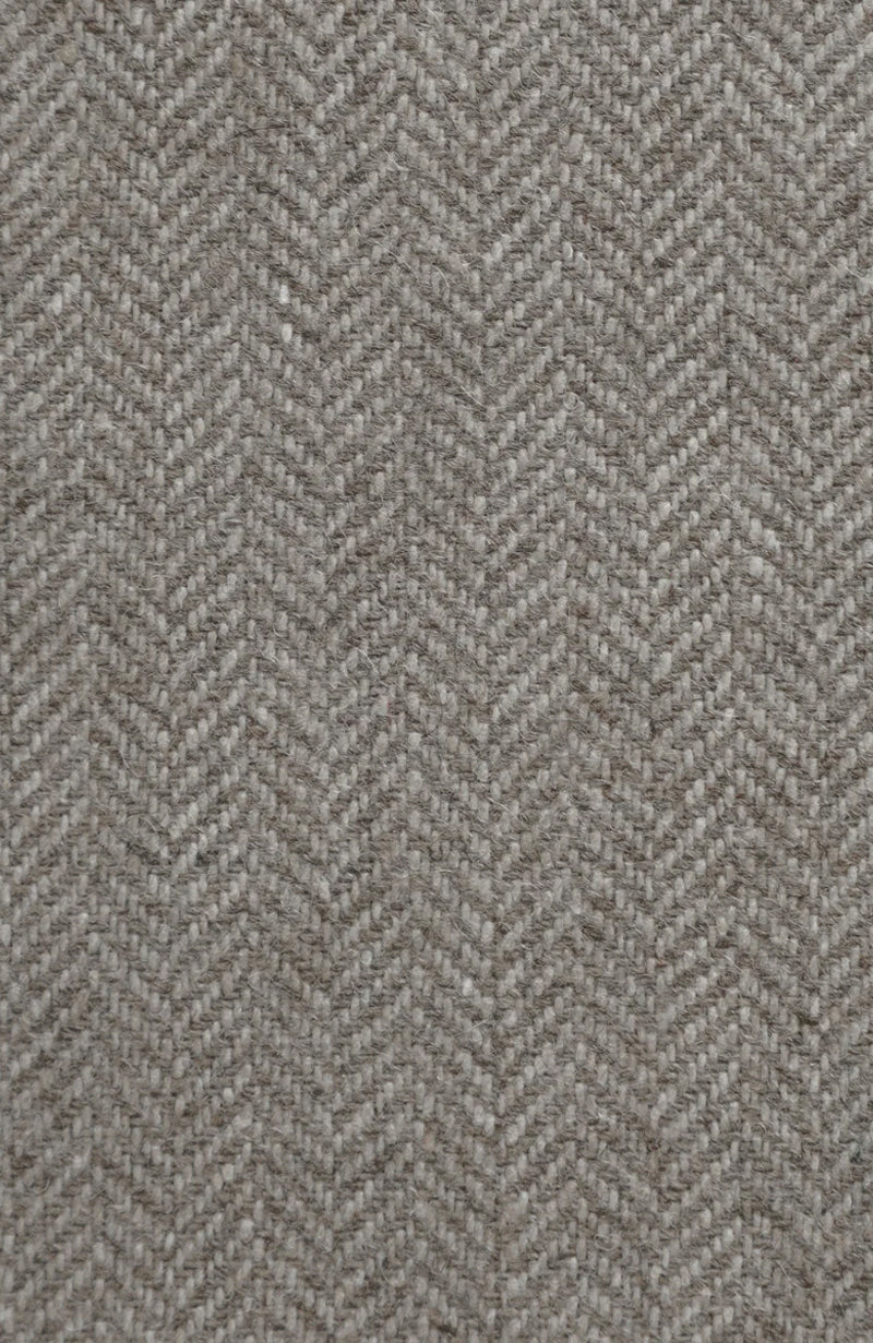 Herringbone Wool Curtains With Grommets