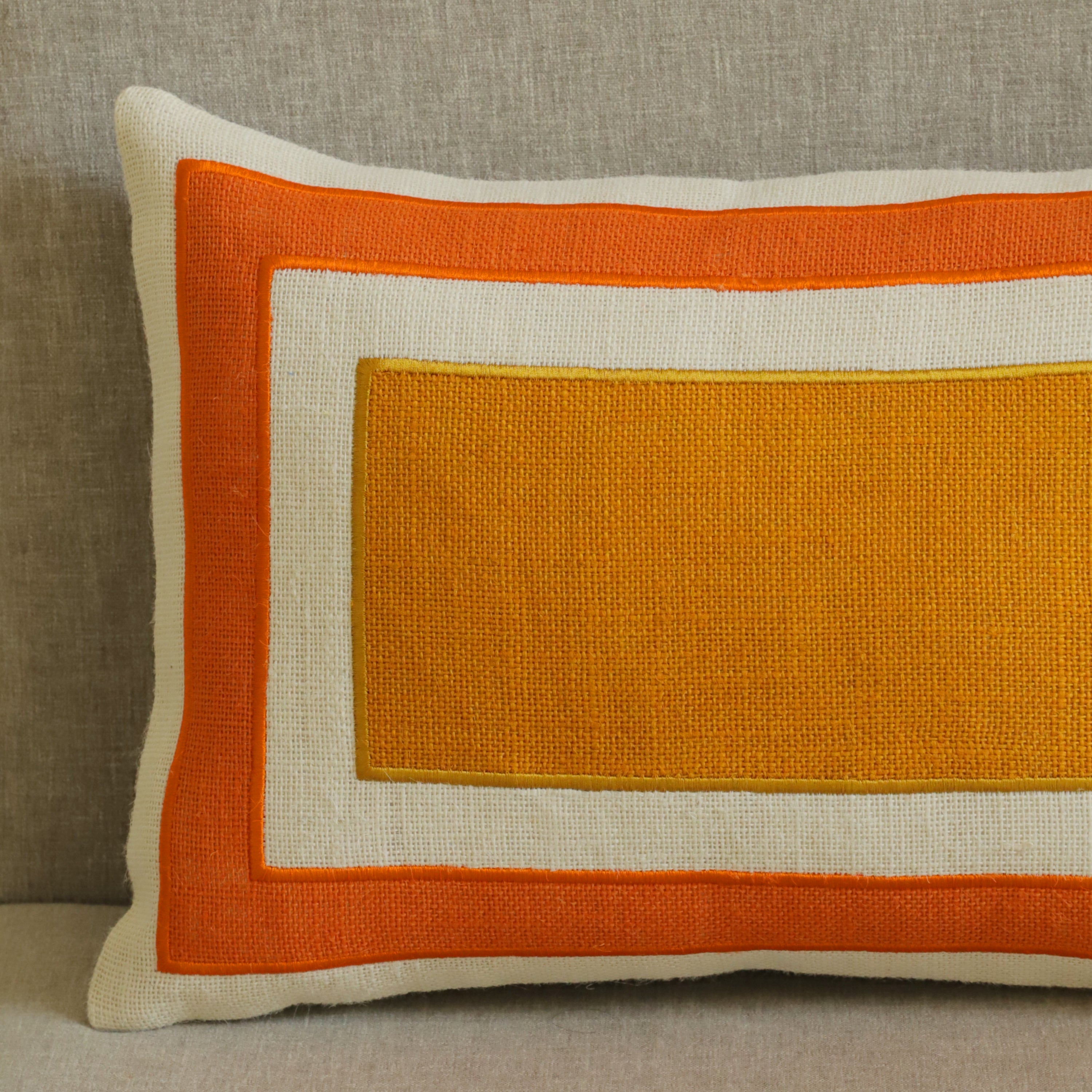 Custom Made Color Block Pillow Case