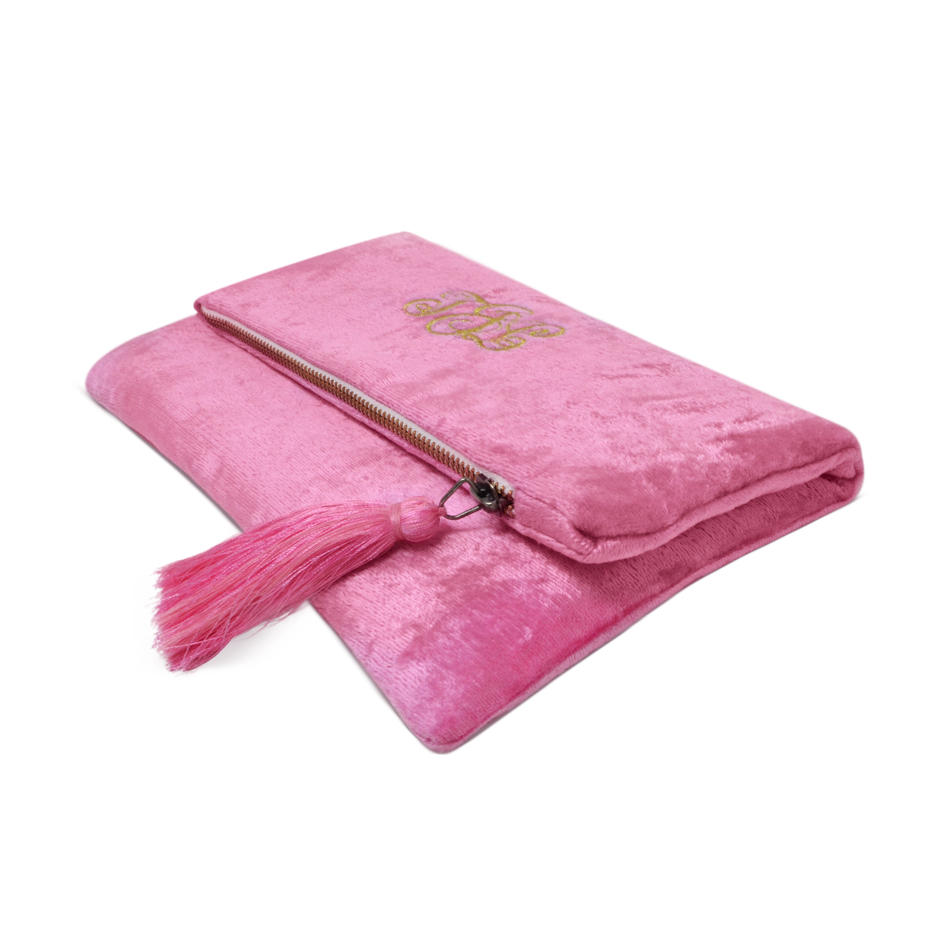 Bubblegum pink clutch bag Clearance