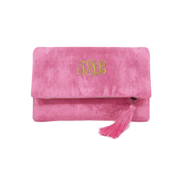 Andrea Pfister Neiman Marcus 1980s Vintage Pink Suede Vintage Handbag –  Modig