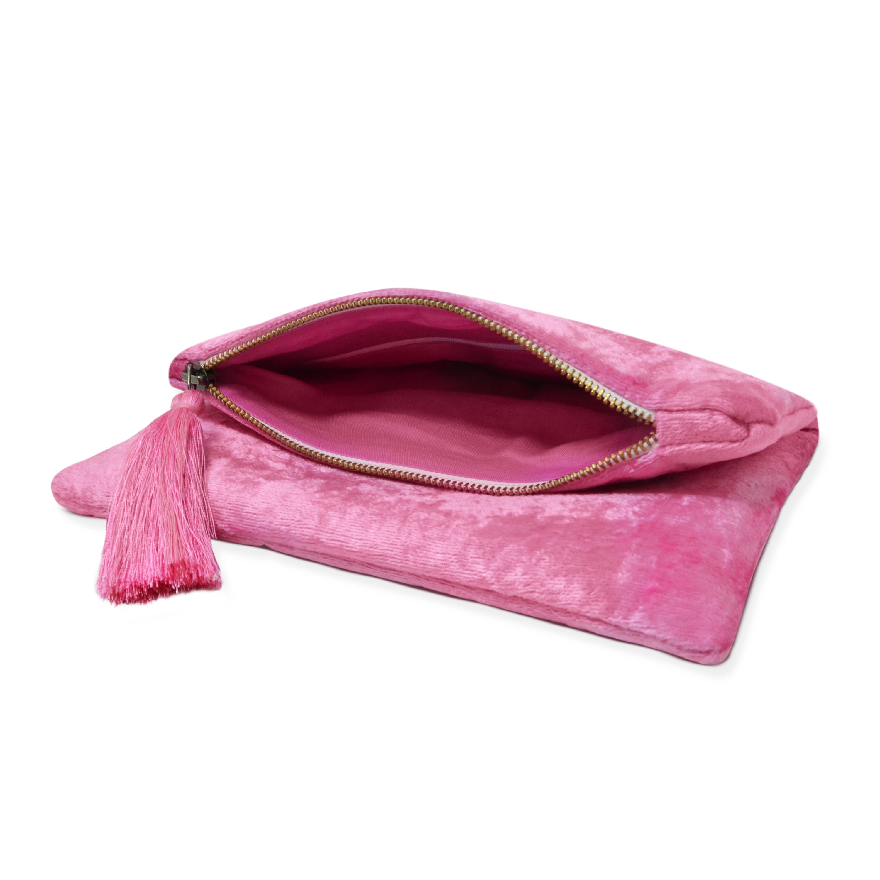 Bubblegum pink clutch bag Clearance