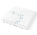 White Floral Embroidered Custom Cotton Duvet Set Australia