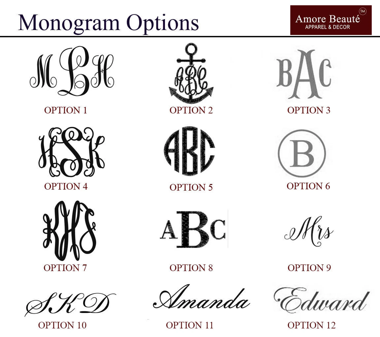 Personalized Herringbone Wool Pillow Cover with Leather Trim and Custom Monogram Embroidery