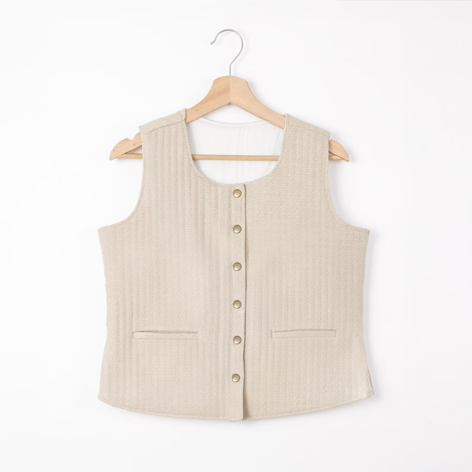 Bespoke Herringbone Tweed Women’s Vest