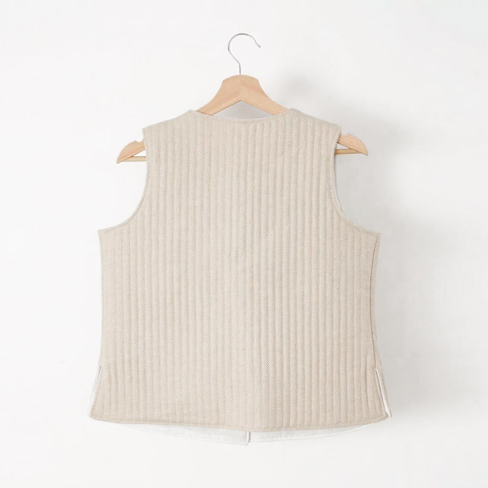 Bespoke Herringbone Tweed Women’s Vest