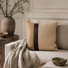 Sable Collection Color Block Pillow Cover