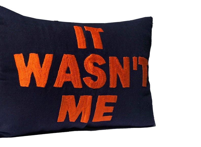 It Wasn't Me Pillow Cover