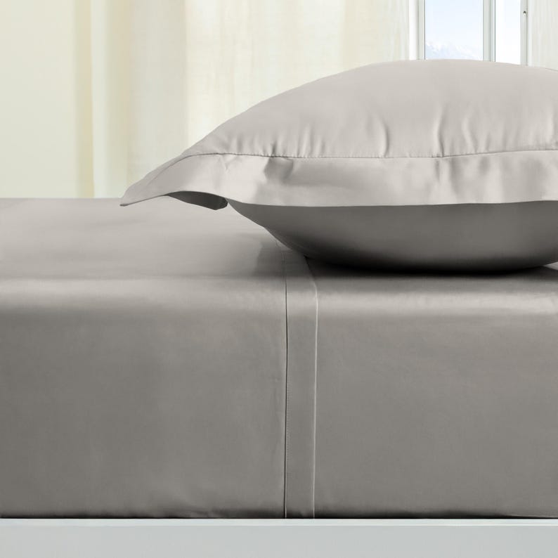 Luxury 800TC Cotton Sateen Sheet, Fitted Sheets, Pillow Covers