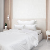 400TC Cotton Blend Duvet Cover With Two Shams