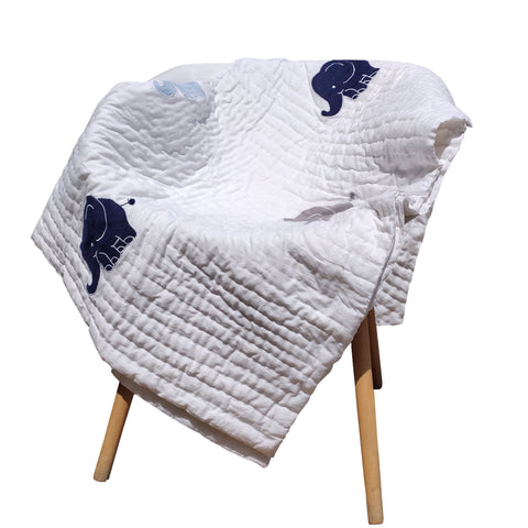 Amore Beaute Elephant Quilt For Kids and Toddlers