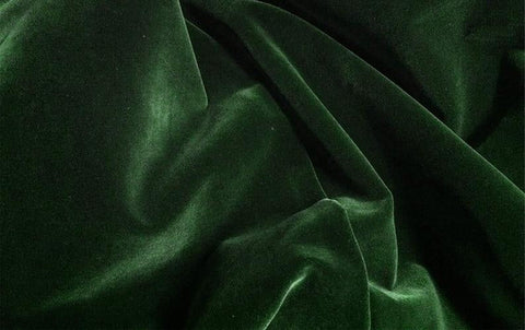 Amore Beaute Emerald Green Velvet Curtain