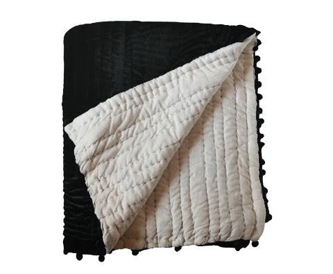 Amore Beaute soft plush black velvet quilt is a very popular color choice.