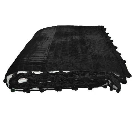 Amore Beaute soft plush black velvet quilt is a very popular color choice.