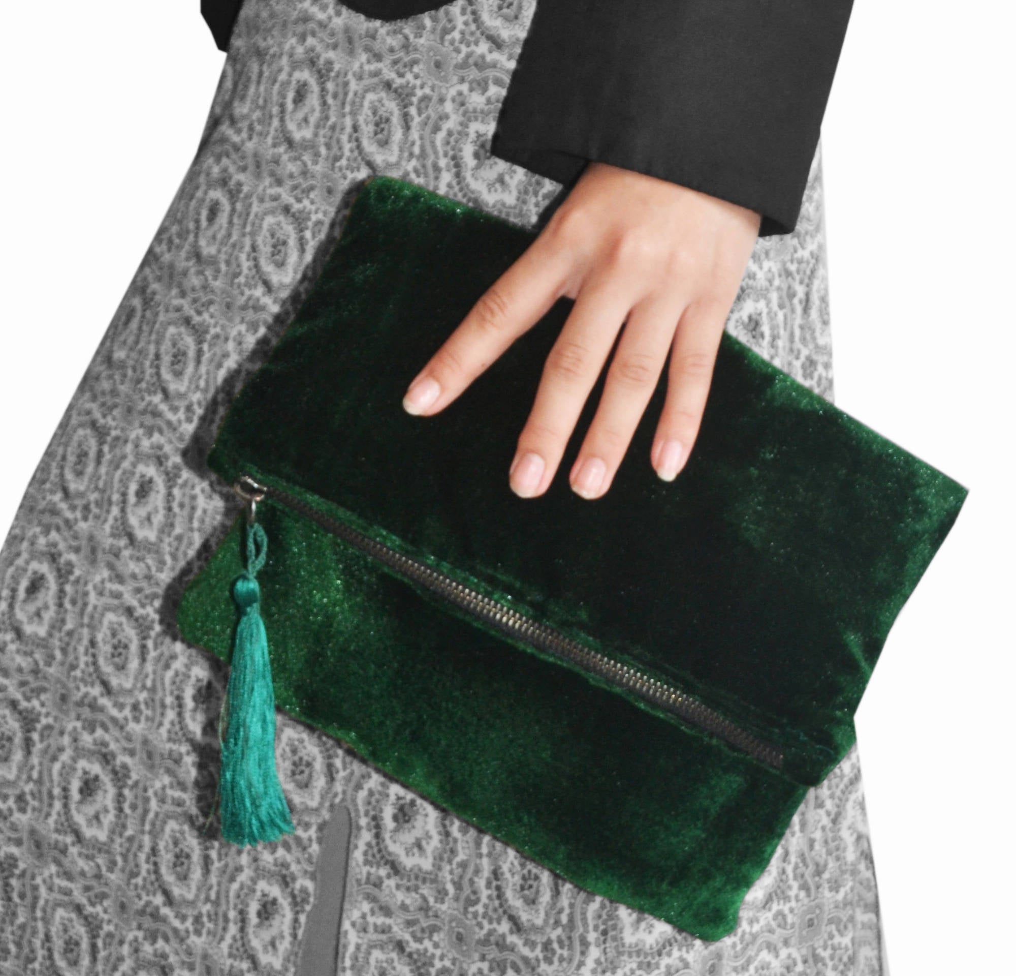 Buy Designer Black Velvet Clutch Bag Hand Embroidered With Flowers,luxury  Evening Clutch Bag,ooak Floral Handbag,wedding Clutch, Party Purse Online  in India - Etsy