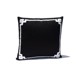 Black White Greek Key Pillow Cover