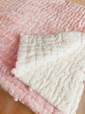 Amore Beaute soft plush icy blue velvet quilt is a very popular color choice.