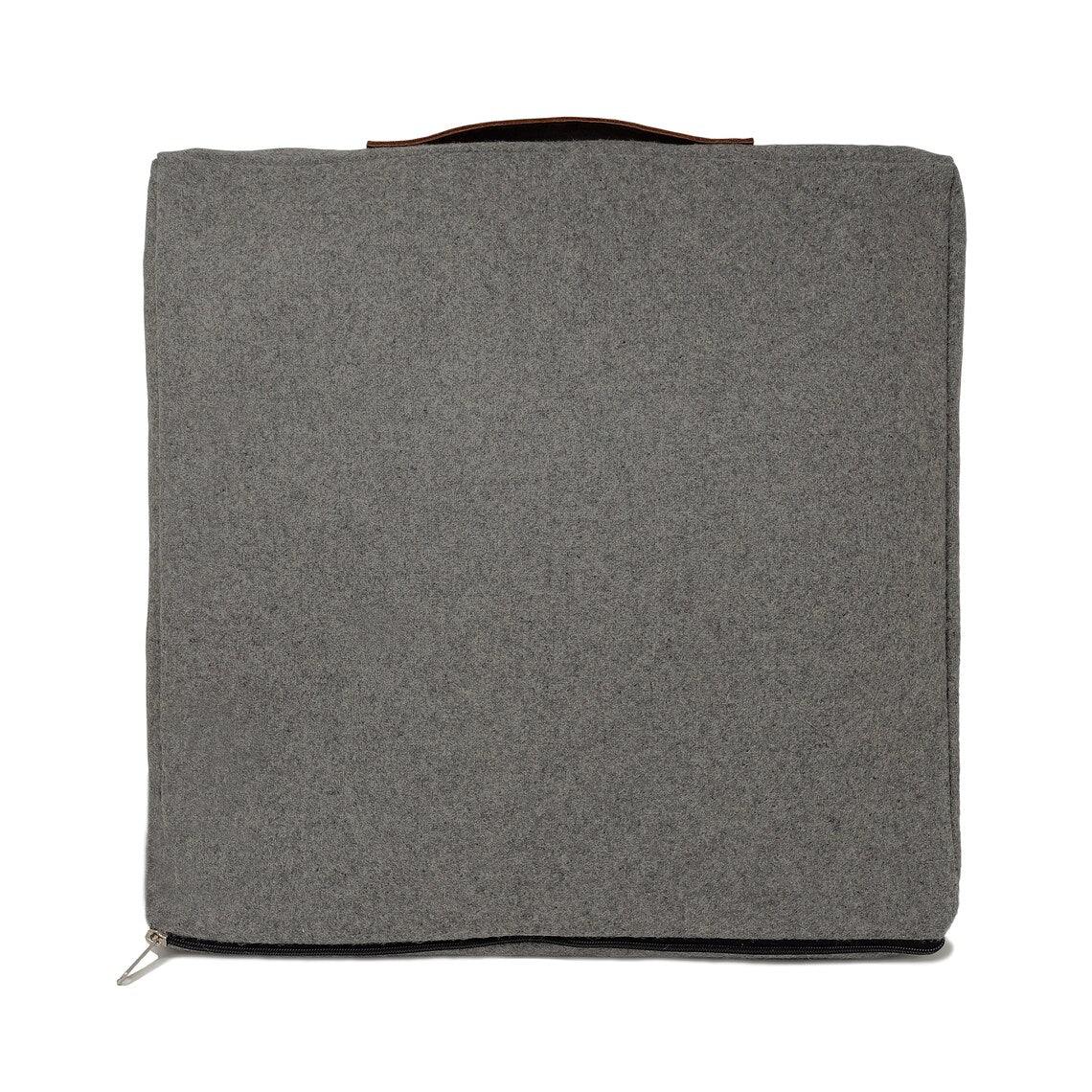 Chair Cushion Cover With Genuine Leather Puller