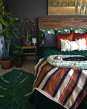 Amore Beaute cozy velvet quilt can be used as a bedspread, coverlet or blanket all year long.