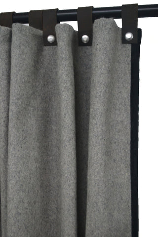 Amore Beaute Wool Felt Curtains Finished with Trim