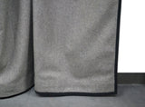Amore Beaute Window and door wool curtains in 2mm wool felt finished with cotton trim, curtains for dorm decor