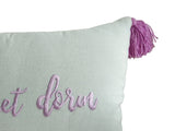 Amore Beaute Sweet Dorm throw pillow cover is a cozy way to show your love for the dorm.