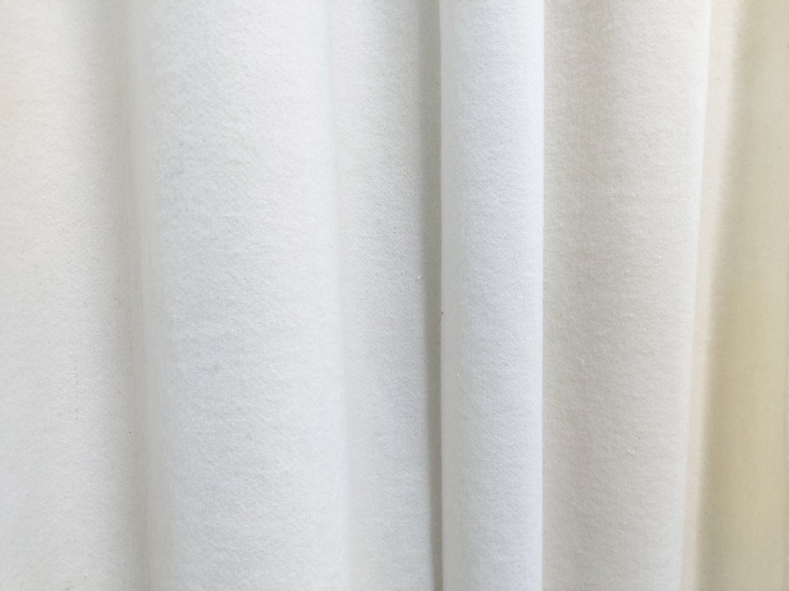 Amore Beaute Ivory Felt Curtains