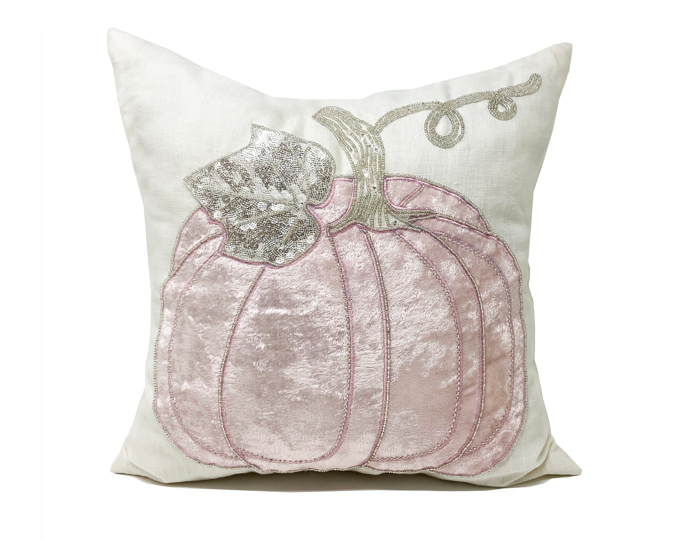 Amore Beaute Blush Pink Pumpkin Pillow Cover 