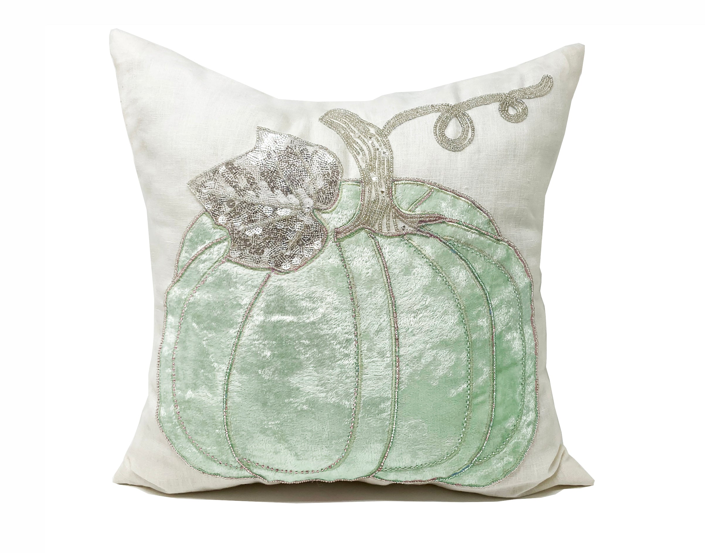 Amore Beaute Green Pumpkin Pillow Case