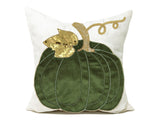 Amore Beaute Olive Green Pumpkin Pillow Case