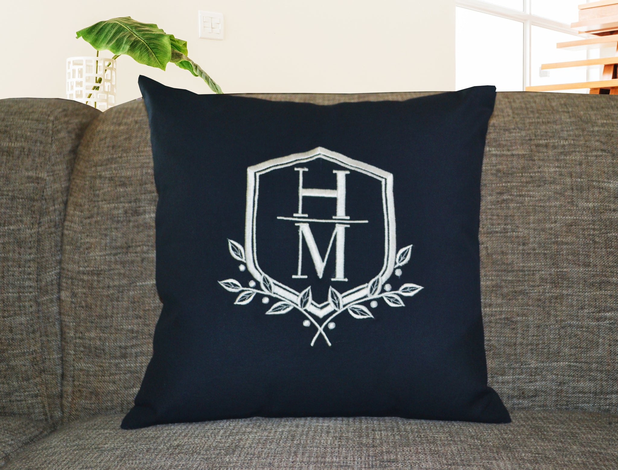 Monogram Pillow Cover,pillow Insert Not Included,dorm Pillows,custom Pillow  Cover,monogram Throw Pillow Cover,monogrammed Pillows 