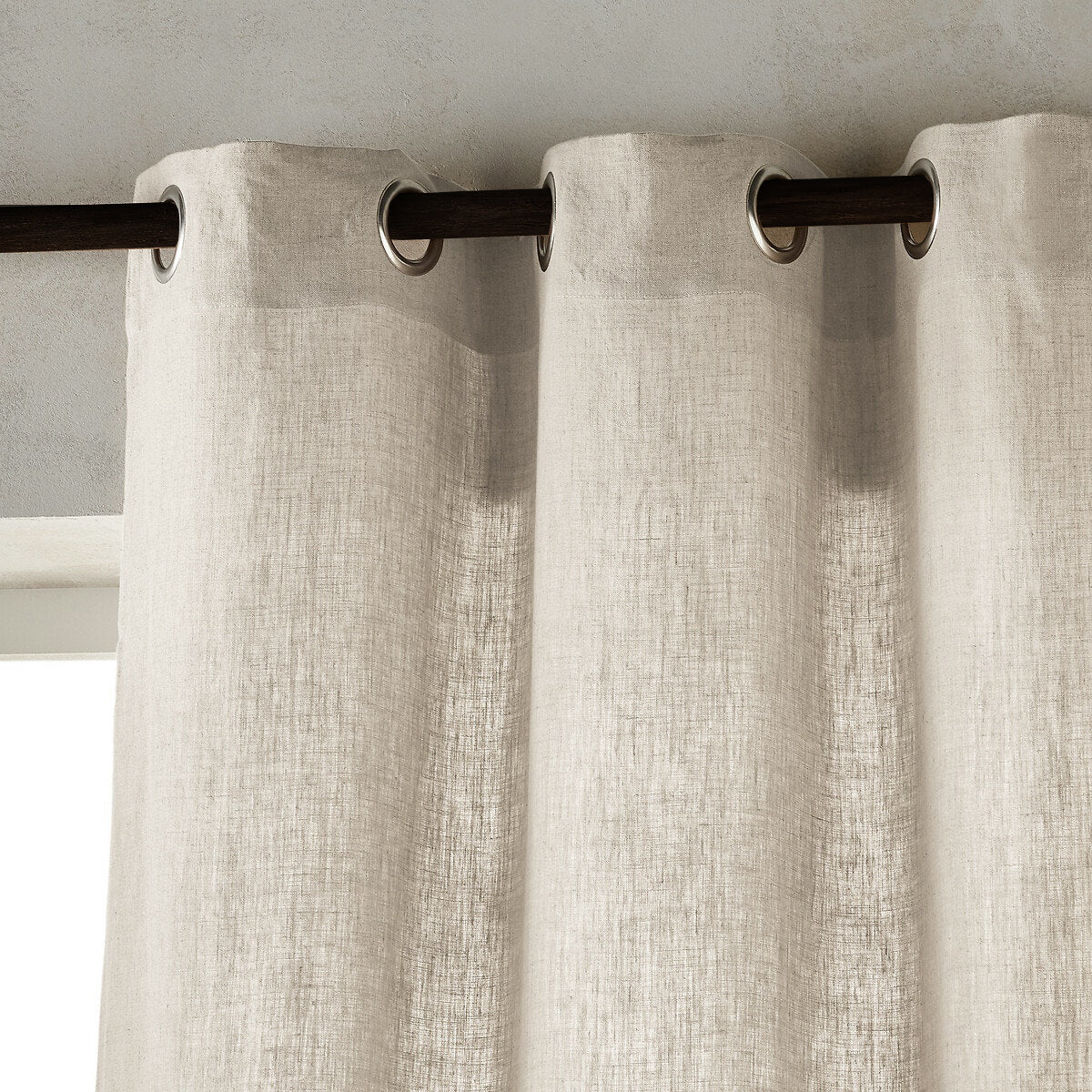 Amore Beaute Curtain Crafted from high quality linen fabric and metal grommets will bring modern and industrial style to your room décor.