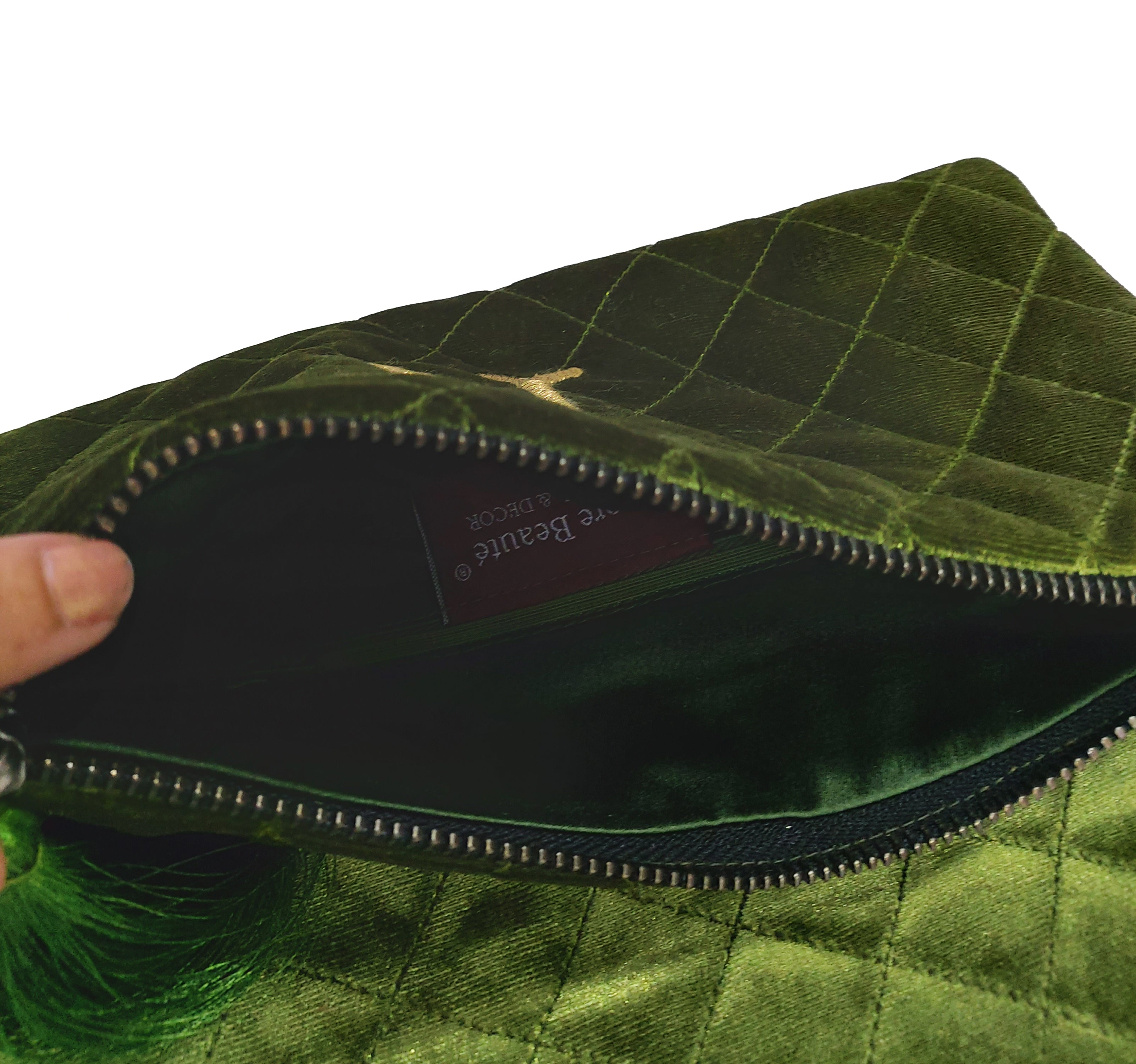 Hand Pouch Party Ladies Green Leather Clutch Purse, Rectangle at Rs 499 in  New Delhi