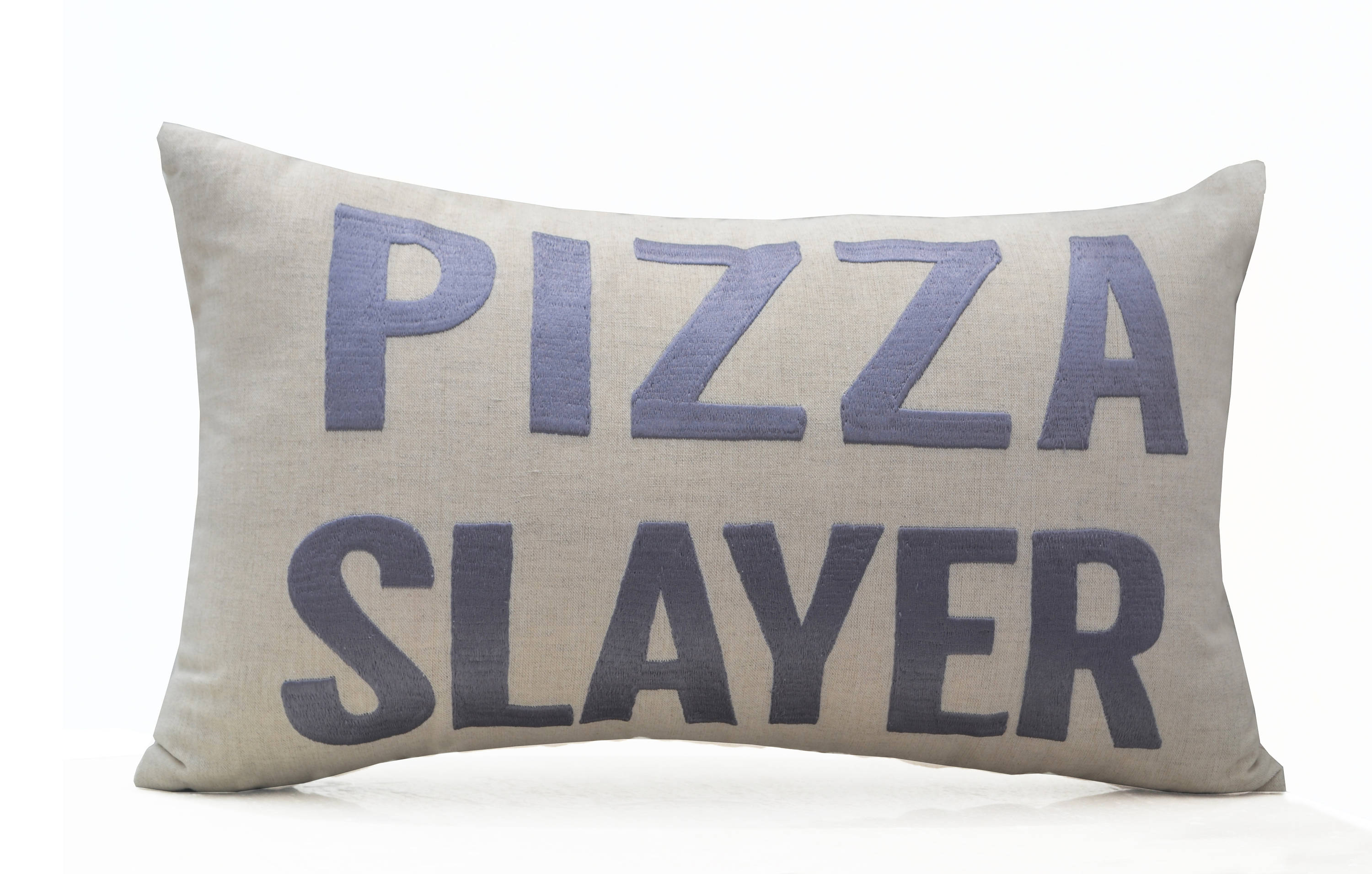 Pizza lover pillow, pizza saying pillow, linen pillow
