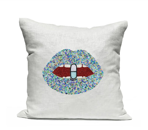 Amore Beaute Pink Chill Pill Pillow Cover