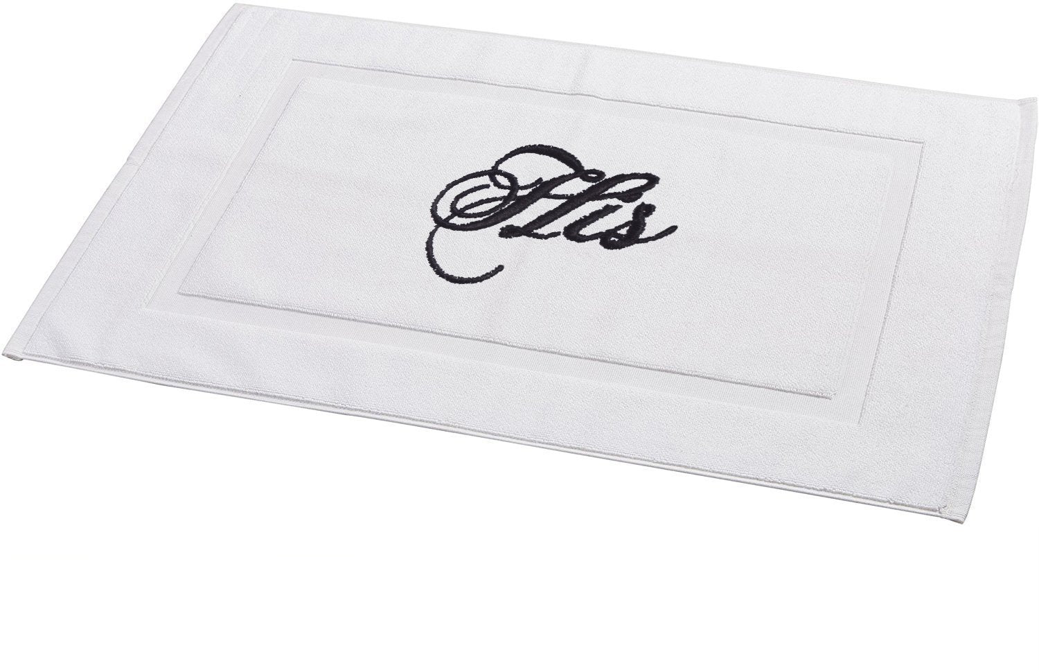 Monogrammed 2025 bath rugs