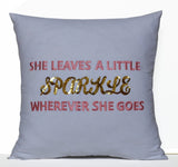 Amore Beaute Custom Crafted Throw Pillow Cover with a Message