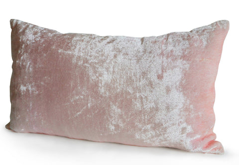 Blush Pink Velvet Pillow