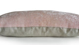 blush pink velvet pillow, dorm pillow cover