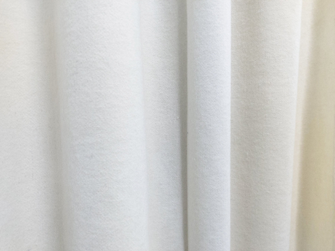Amore Beaute Ivory Wool Felt Custom Curtains For Door and Windows